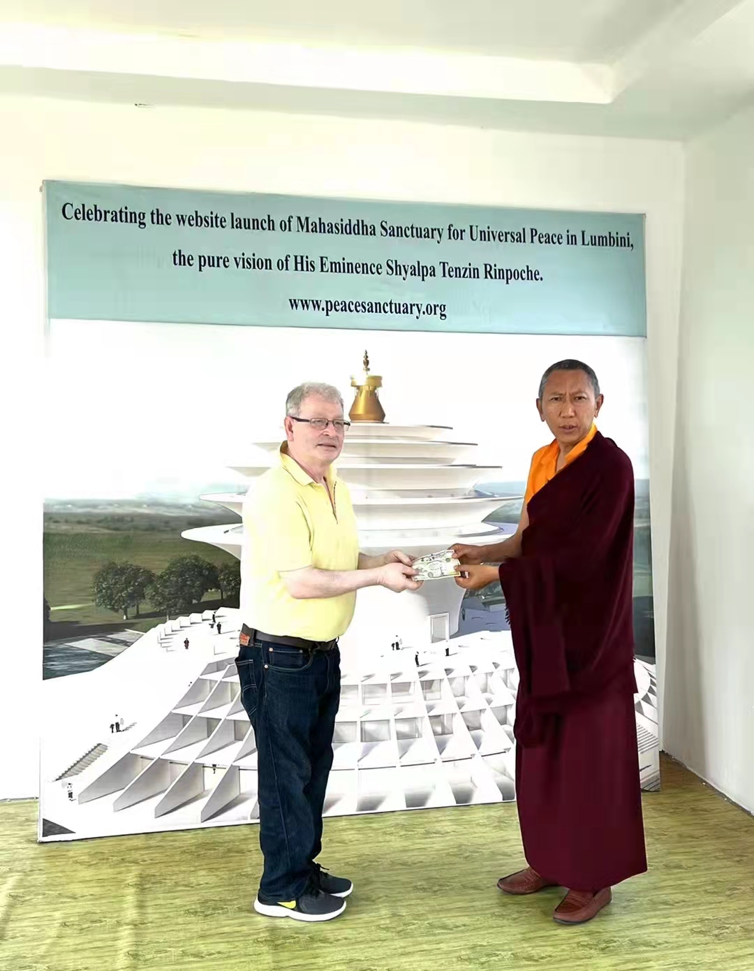 Peace Ambassador in Lumbini