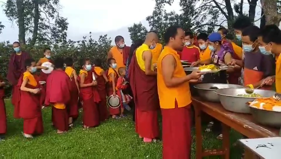 Offerings to Monks